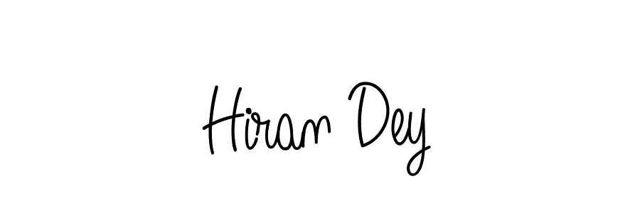 How to make Hiran Dey signature? Angelique-Rose-font-FFP is a professional autograph style. Create handwritten signature for Hiran Dey name. Hiran Dey signature style 5 images and pictures png
