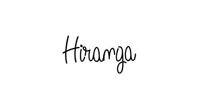 The best way (Angelique-Rose-font-FFP) to make a short signature is to pick only two or three words in your name. The name Hiranga include a total of six letters. For converting this name. Hiranga signature style 5 images and pictures png