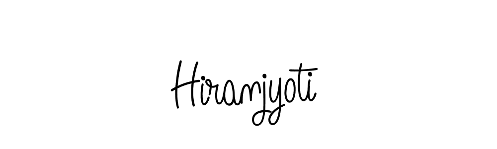 You should practise on your own different ways (Angelique-Rose-font-FFP) to write your name (Hiranjyoti) in signature. don't let someone else do it for you. Hiranjyoti signature style 5 images and pictures png