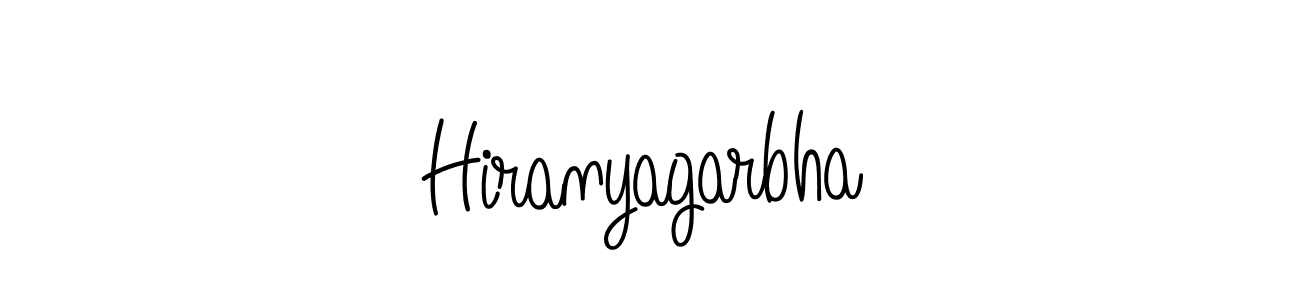Design your own signature with our free online signature maker. With this signature software, you can create a handwritten (Angelique-Rose-font-FFP) signature for name Hiranyagarbha. Hiranyagarbha signature style 5 images and pictures png