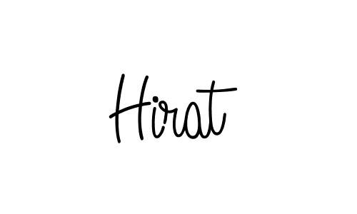 The best way (Angelique-Rose-font-FFP) to make a short signature is to pick only two or three words in your name. The name Hirat include a total of six letters. For converting this name. Hirat signature style 5 images and pictures png
