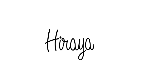 Make a beautiful signature design for name Hiraya. Use this online signature maker to create a handwritten signature for free. Hiraya signature style 5 images and pictures png