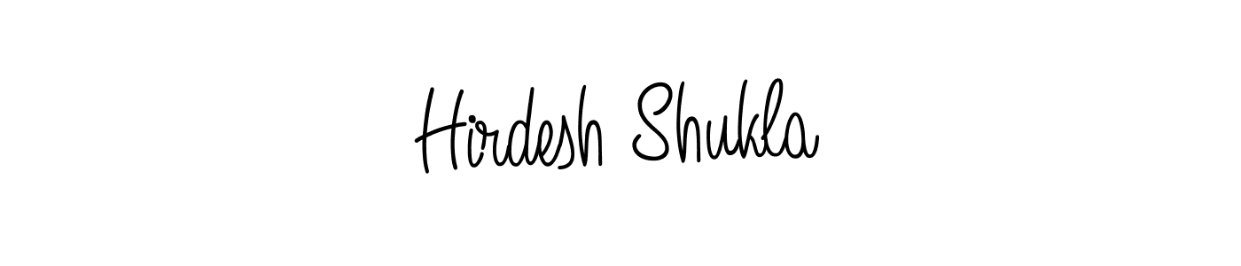 It looks lik you need a new signature style for name Hirdesh Shukla. Design unique handwritten (Angelique-Rose-font-FFP) signature with our free signature maker in just a few clicks. Hirdesh Shukla signature style 5 images and pictures png