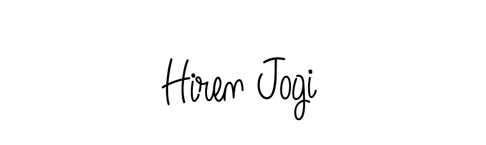 Once you've used our free online signature maker to create your best signature Angelique-Rose-font-FFP style, it's time to enjoy all of the benefits that Hiren Jogi name signing documents. Hiren Jogi signature style 5 images and pictures png