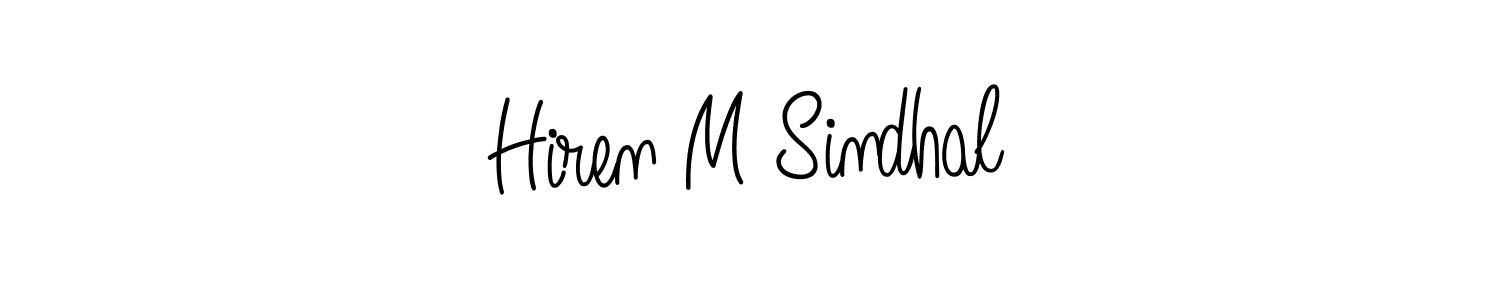Here are the top 10 professional signature styles for the name Hiren M Sindhal. These are the best autograph styles you can use for your name. Hiren M Sindhal signature style 5 images and pictures png