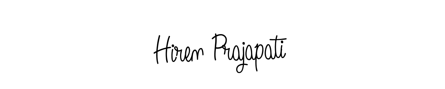 You can use this online signature creator to create a handwritten signature for the name Hiren Prajapati. This is the best online autograph maker. Hiren Prajapati signature style 5 images and pictures png