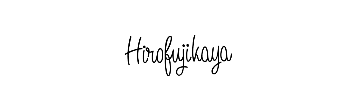 Angelique-Rose-font-FFP is a professional signature style that is perfect for those who want to add a touch of class to their signature. It is also a great choice for those who want to make their signature more unique. Get Hirofujikaya name to fancy signature for free. Hirofujikaya signature style 5 images and pictures png