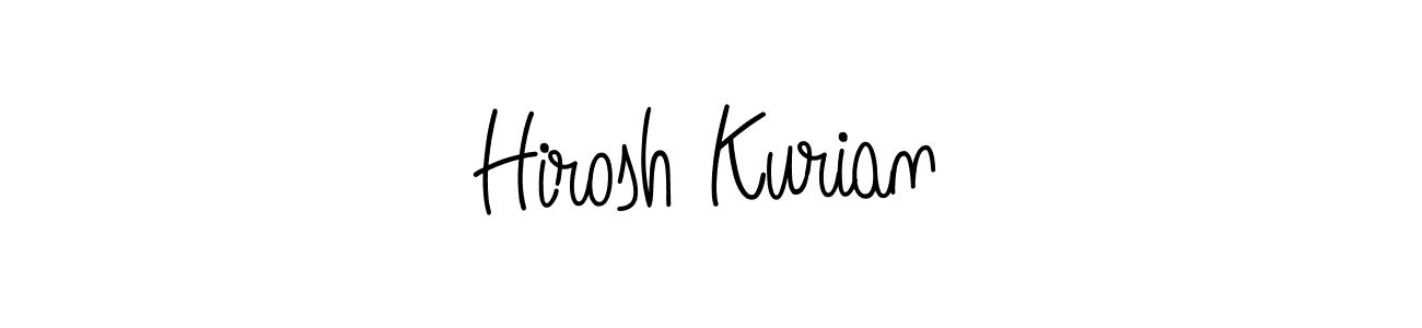 You can use this online signature creator to create a handwritten signature for the name Hirosh Kurian. This is the best online autograph maker. Hirosh Kurian signature style 5 images and pictures png