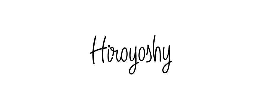 if you are searching for the best signature style for your name Hiroyoshy. so please give up your signature search. here we have designed multiple signature styles  using Angelique-Rose-font-FFP. Hiroyoshy signature style 5 images and pictures png