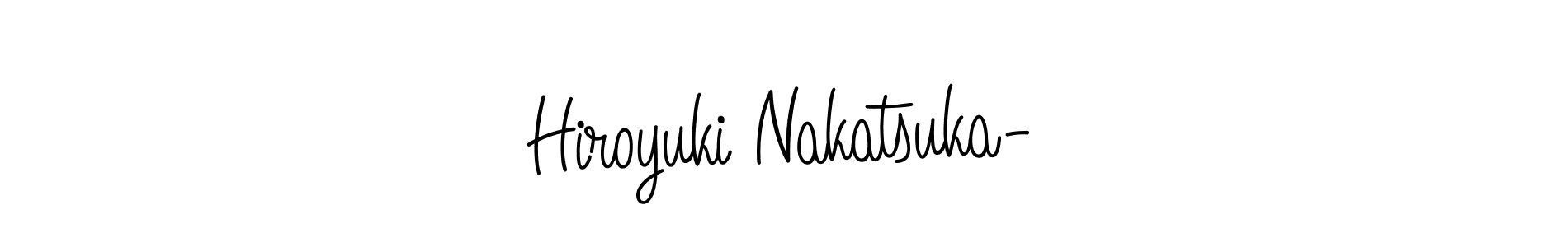 if you are searching for the best signature style for your name Hiroyuki Nakatsuka-. so please give up your signature search. here we have designed multiple signature styles  using Angelique-Rose-font-FFP. Hiroyuki Nakatsuka- signature style 5 images and pictures png