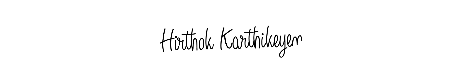 How to Draw Hirthok Karthikeyen signature style? Angelique-Rose-font-FFP is a latest design signature styles for name Hirthok Karthikeyen. Hirthok Karthikeyen signature style 5 images and pictures png