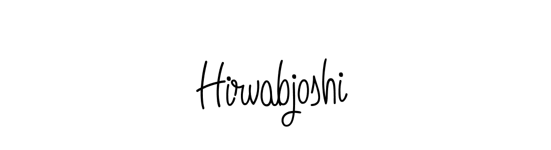 Make a beautiful signature design for name Hirvabjoshi. Use this online signature maker to create a handwritten signature for free. Hirvabjoshi signature style 5 images and pictures png