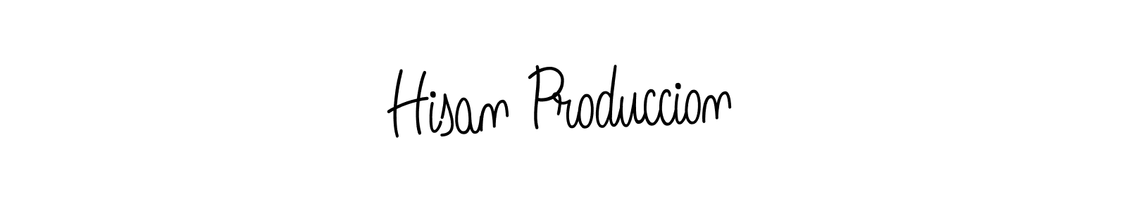 Once you've used our free online signature maker to create your best signature Angelique-Rose-font-FFP style, it's time to enjoy all of the benefits that Hisan Produccion name signing documents. Hisan Produccion signature style 5 images and pictures png
