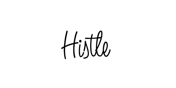 Make a beautiful signature design for name Histle. With this signature (Angelique-Rose-font-FFP) style, you can create a handwritten signature for free. Histle signature style 5 images and pictures png