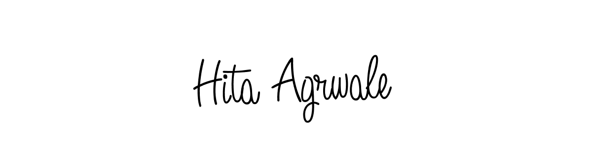 Best and Professional Signature Style for Hita Agrwale. Angelique-Rose-font-FFP Best Signature Style Collection. Hita Agrwale signature style 5 images and pictures png