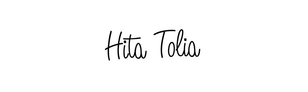 This is the best signature style for the Hita Tolia name. Also you like these signature font (Angelique-Rose-font-FFP). Mix name signature. Hita Tolia signature style 5 images and pictures png