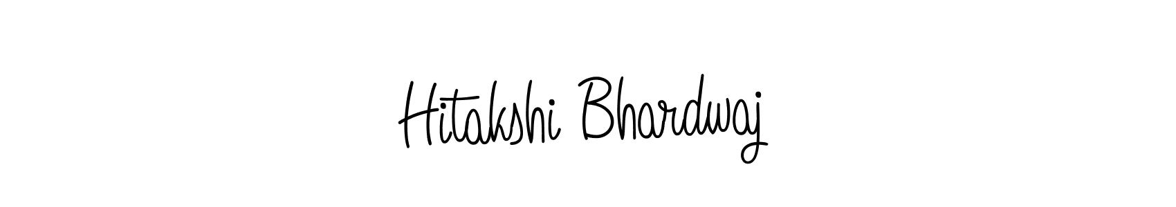 You should practise on your own different ways (Angelique-Rose-font-FFP) to write your name (Hitakshi Bhardwaj) in signature. don't let someone else do it for you. Hitakshi Bhardwaj signature style 5 images and pictures png