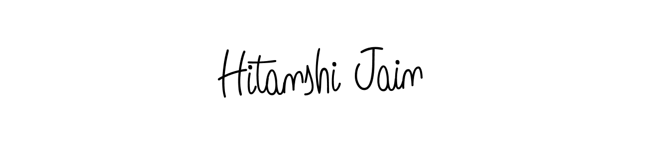 You can use this online signature creator to create a handwritten signature for the name Hitanshi Jain. This is the best online autograph maker. Hitanshi Jain signature style 5 images and pictures png