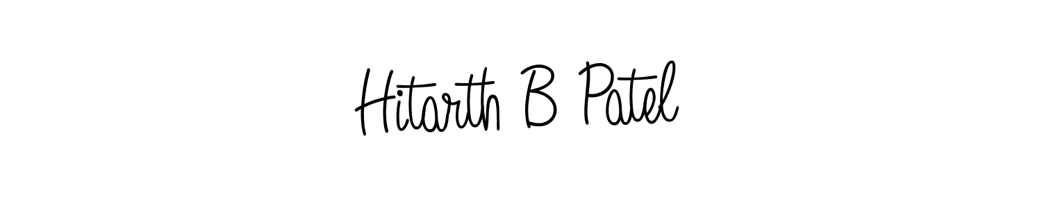 Make a beautiful signature design for name Hitarth B Patel. Use this online signature maker to create a handwritten signature for free. Hitarth B Patel signature style 5 images and pictures png