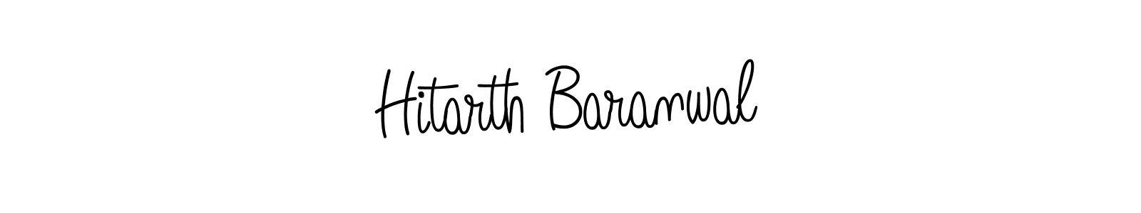 Also we have Hitarth Baranwal name is the best signature style. Create professional handwritten signature collection using Angelique-Rose-font-FFP autograph style. Hitarth Baranwal signature style 5 images and pictures png