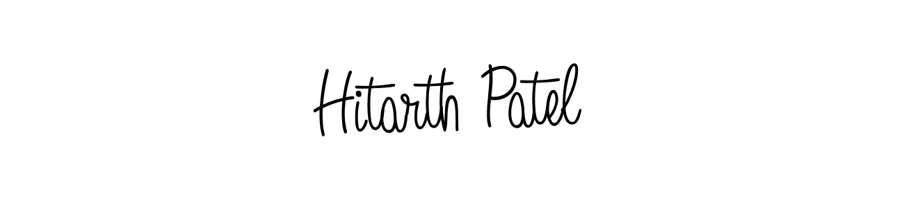 if you are searching for the best signature style for your name Hitarth Patel. so please give up your signature search. here we have designed multiple signature styles  using Angelique-Rose-font-FFP. Hitarth Patel signature style 5 images and pictures png