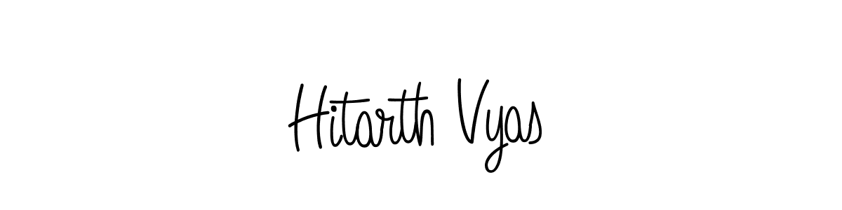 Make a beautiful signature design for name Hitarth Vyas. Use this online signature maker to create a handwritten signature for free. Hitarth Vyas signature style 5 images and pictures png