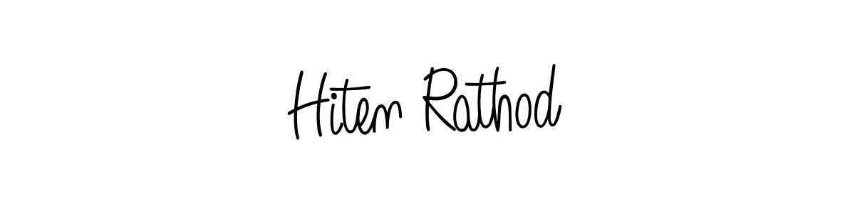 Hiten Rathod stylish signature style. Best Handwritten Sign (Angelique-Rose-font-FFP) for my name. Handwritten Signature Collection Ideas for my name Hiten Rathod. Hiten Rathod signature style 5 images and pictures png