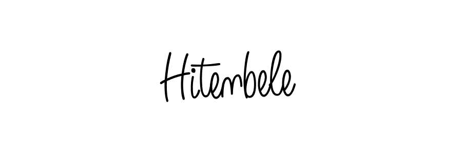 Best and Professional Signature Style for Hitenbele. Angelique-Rose-font-FFP Best Signature Style Collection. Hitenbele signature style 5 images and pictures png