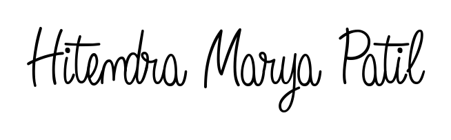 Create your official email sign-off with Hitendra Marya Patil name in Angelique-Rose-font-FFP style. Crisp, clean, and perfectly legible across all screens. Hitendra Marya Patil signature style 5 images and pictures png