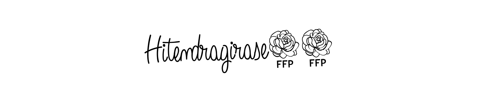 Design your own signature with our free online signature maker. With this signature software, you can create a handwritten (Angelique-Rose-font-FFP) signature for name Hitendragirase86. Hitendragirase86 signature style 5 images and pictures png