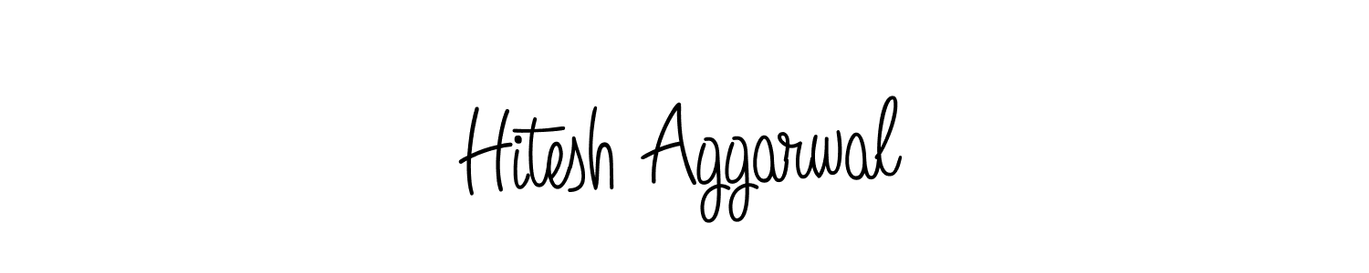 How to make Hitesh Aggarwal signature? Angelique-Rose-font-FFP is a professional autograph style. Create handwritten signature for Hitesh Aggarwal name. Hitesh Aggarwal signature style 5 images and pictures png