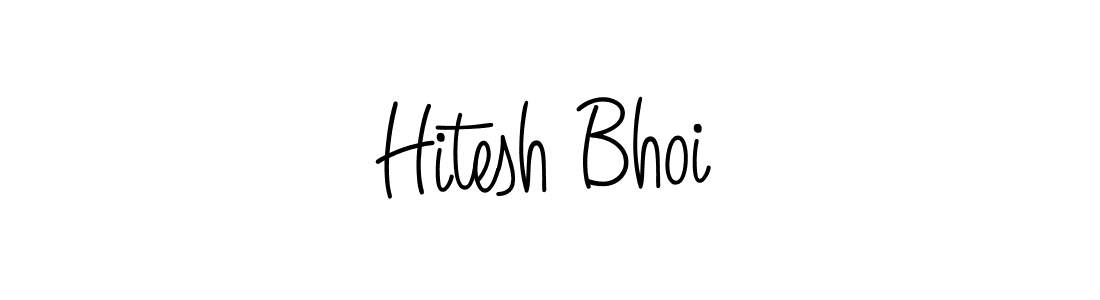 How to make Hitesh Bhoi signature? Angelique-Rose-font-FFP is a professional autograph style. Create handwritten signature for Hitesh Bhoi name. Hitesh Bhoi signature style 5 images and pictures png