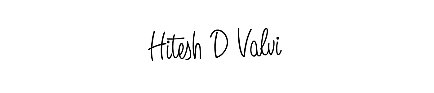 You can use this online signature creator to create a handwritten signature for the name Hitesh D Valvi. This is the best online autograph maker. Hitesh D Valvi signature style 5 images and pictures png