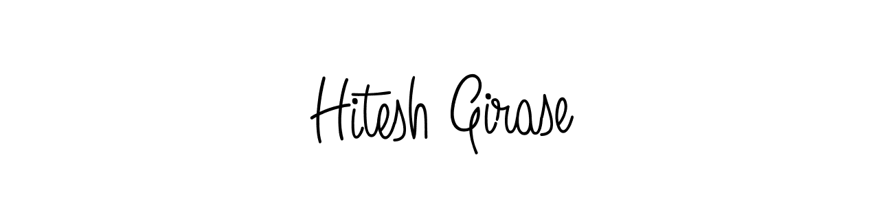 Also You can easily find your signature by using the search form. We will create Hitesh Girase name handwritten signature images for you free of cost using Angelique-Rose-font-FFP sign style. Hitesh Girase signature style 5 images and pictures png