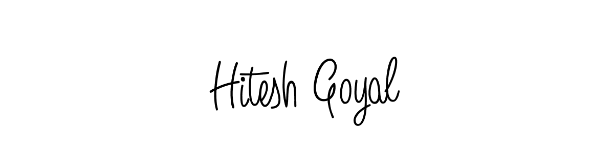 You can use this online signature creator to create a handwritten signature for the name Hitesh Goyal. This is the best online autograph maker. Hitesh Goyal signature style 5 images and pictures png