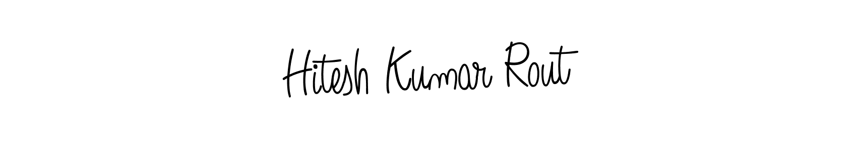 It looks lik you need a new signature style for name Hitesh Kumar Rout. Design unique handwritten (Angelique-Rose-font-FFP) signature with our free signature maker in just a few clicks. Hitesh Kumar Rout signature style 5 images and pictures png