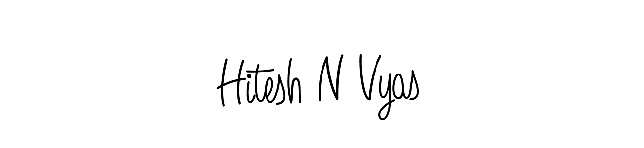 You can use this online signature creator to create a handwritten signature for the name Hitesh N Vyas. This is the best online autograph maker. Hitesh N Vyas signature style 5 images and pictures png
