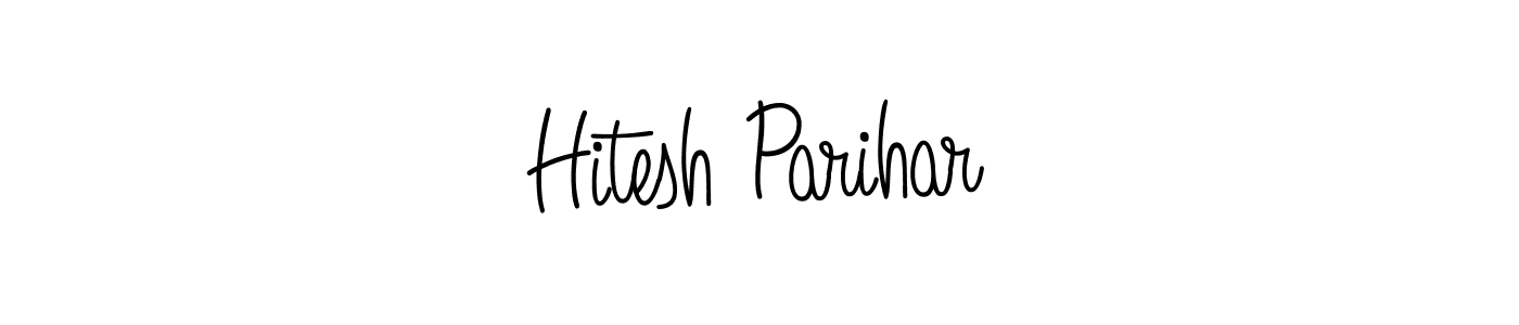 Angelique-Rose-font-FFP is a professional signature style that is perfect for those who want to add a touch of class to their signature. It is also a great choice for those who want to make their signature more unique. Get Hitesh Parihar name to fancy signature for free. Hitesh Parihar signature style 5 images and pictures png