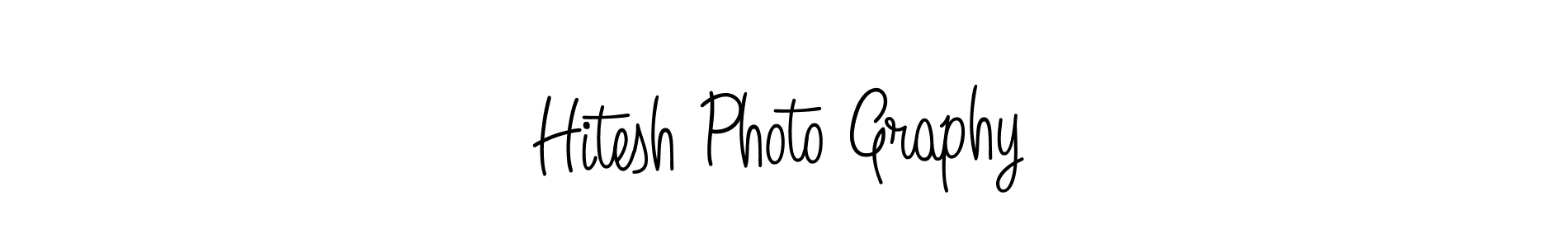 How to make Hitesh Photo Graphy signature? Angelique-Rose-font-FFP is a professional autograph style. Create handwritten signature for Hitesh Photo Graphy name. Hitesh Photo Graphy signature style 5 images and pictures png