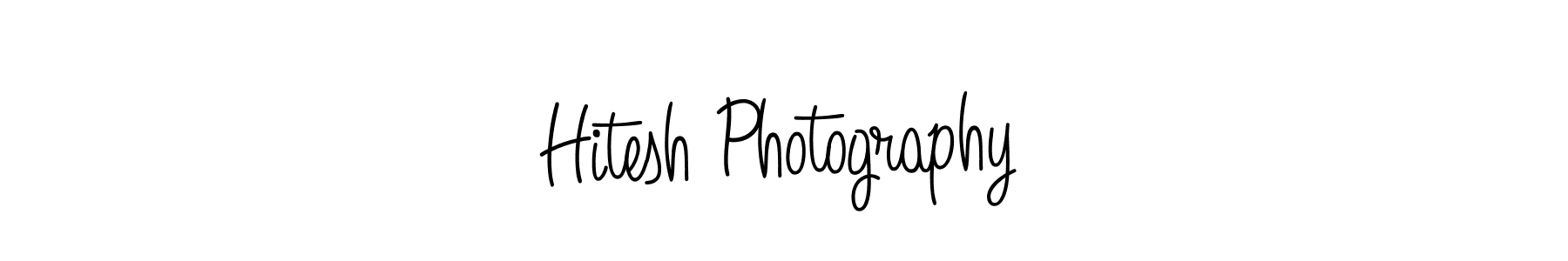 Make a beautiful signature design for name Hitesh Photography. With this signature (Angelique-Rose-font-FFP) style, you can create a handwritten signature for free. Hitesh Photography signature style 5 images and pictures png