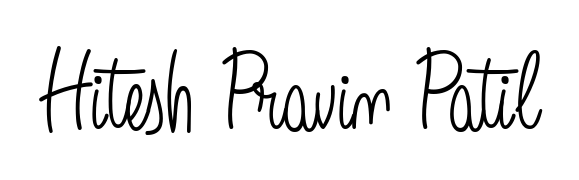 Angelique-Rose-font-FFP is a professional signature style that is perfect for those who want to add a touch of class to their signature. Get Hitesh Pravin Patil name fancy signature for free. Hitesh Pravin Patil signature style 5 images and pictures png