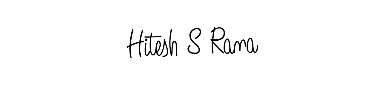 How to make Hitesh S Rana signature? Angelique-Rose-font-FFP is a professional autograph style. Create handwritten signature for Hitesh S Rana name. Hitesh S Rana signature style 5 images and pictures png
