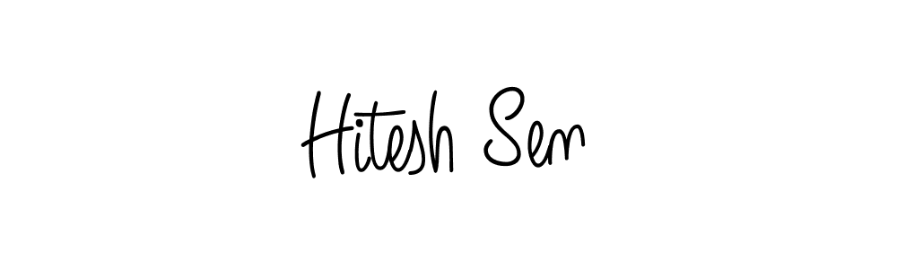 Make a beautiful signature design for name Hitesh Sen. Use this online signature maker to create a handwritten signature for free. Hitesh Sen signature style 5 images and pictures png
