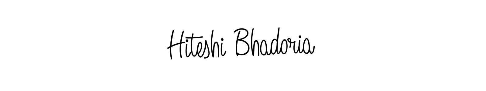 Make a short Hiteshi Bhadoria signature style. Manage your documents anywhere anytime using Angelique-Rose-font-FFP. Create and add eSignatures, submit forms, share and send files easily. Hiteshi Bhadoria signature style 5 images and pictures png