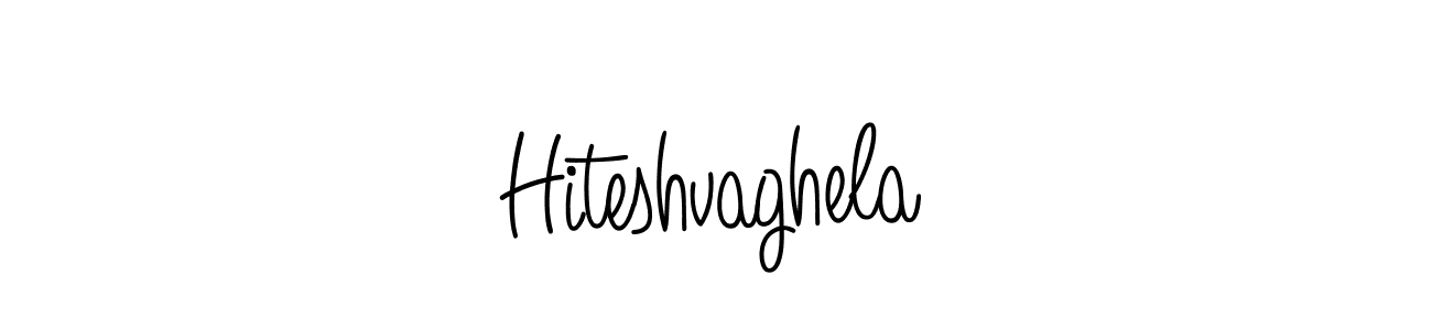Make a beautiful signature design for name Hiteshvaghela. With this signature (Angelique-Rose-font-FFP) style, you can create a handwritten signature for free. Hiteshvaghela signature style 5 images and pictures png