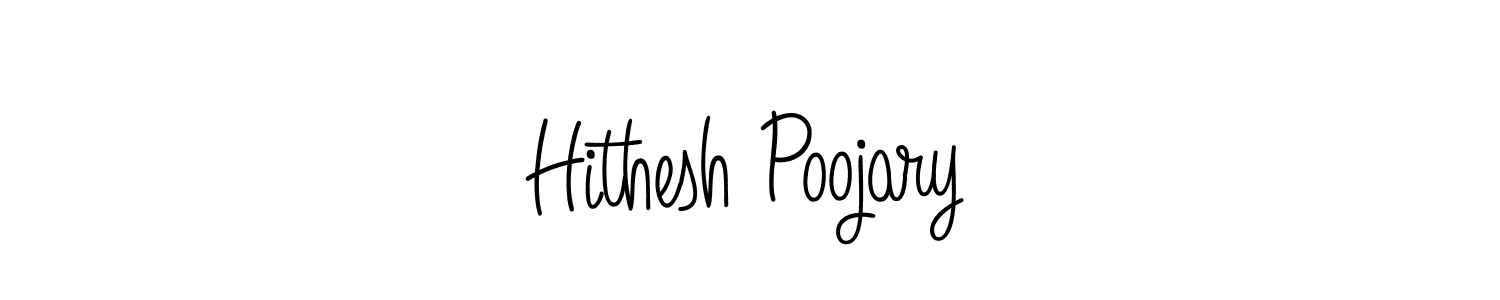 Angelique-Rose-font-FFP is a professional signature style that is perfect for those who want to add a touch of class to their signature. It is also a great choice for those who want to make their signature more unique. Get Hithesh Poojary name to fancy signature for free. Hithesh Poojary signature style 5 images and pictures png