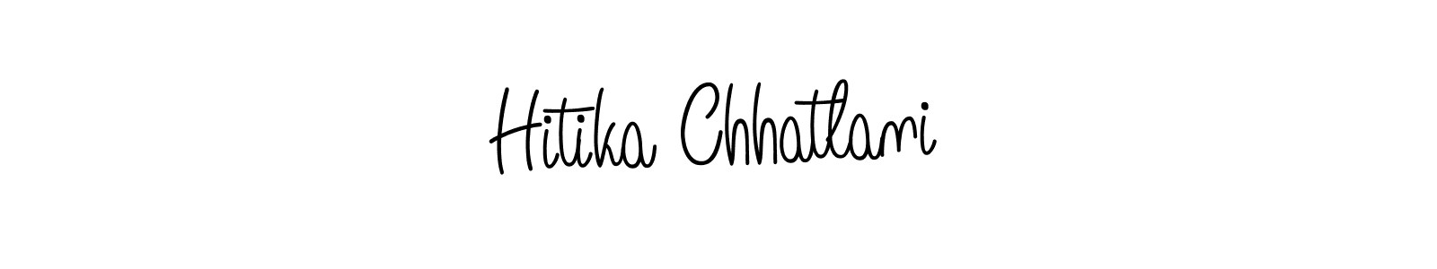 How to Draw Hitika Chhatlani signature style? Angelique-Rose-font-FFP is a latest design signature styles for name Hitika Chhatlani. Hitika Chhatlani signature style 5 images and pictures png