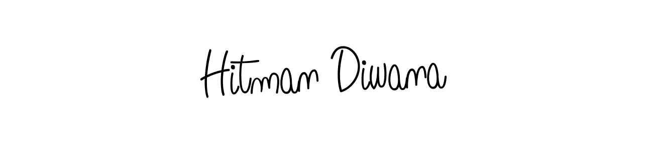 How to Draw Hitman Diwana signature style? Angelique-Rose-font-FFP is a latest design signature styles for name Hitman Diwana. Hitman Diwana signature style 5 images and pictures png