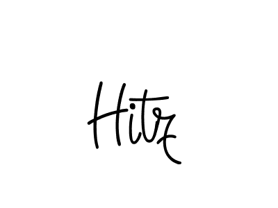 Also we have Hitz name is the best signature style. Create professional handwritten signature collection using Angelique-Rose-font-FFP autograph style. Hitz signature style 5 images and pictures png