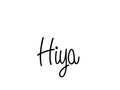 Hiya stylish signature style. Best Handwritten Sign (Angelique-Rose-font-FFP) for my name. Handwritten Signature Collection Ideas for my name Hiya. Hiya signature style 5 images and pictures png